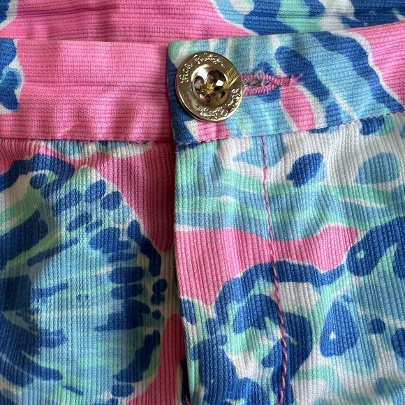 Lilly Pulitzer Adie Pink Pout Barefoot Princess Short Size 00 - Picture 3 of 6